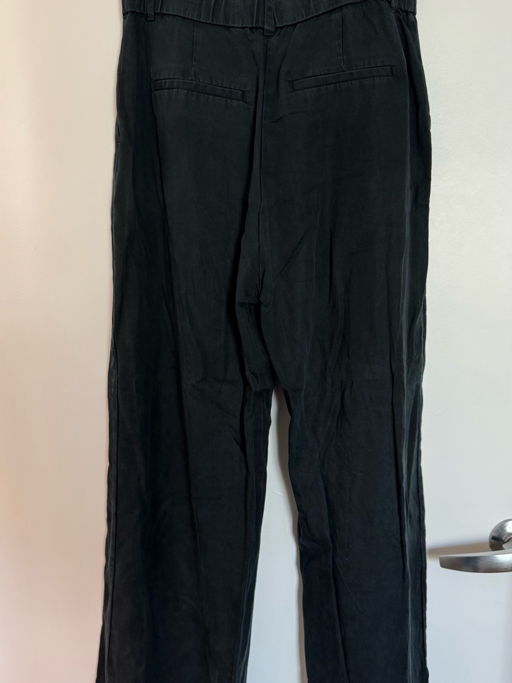 🖤 Abercrombie & Fitch Black Straight-Leg Women's Trousers - Picture 3 of 3